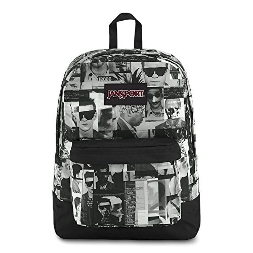 Jansport Backpack Style JS00t50134F Black Neon print BRAND NEW** Jansport Backpack Style JS00t50134F Black Neon print BRAND NEW**